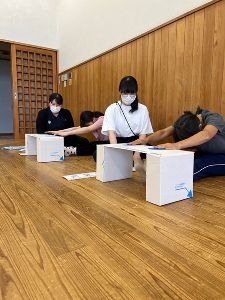 体力測定とアドバイスが受けられる