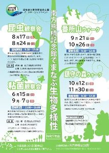 南方熊楠記念館でまなぶ生物多様性 粘菌観察会