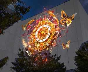 プロジェクションマッピング画像