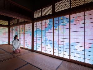 武家屋敷旧内山家　絵障子画像