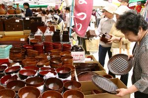 山中漆器祭画像