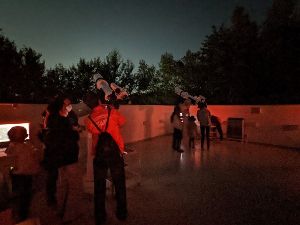 星空観察会画像
