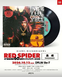 RED SPIDER 47都道府県60カ所ワンマンツアー 2026 in 長崎 RED SPIDER 47都道府県60カ所ワンマンツアー 2026 in 長崎