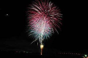 夏の鳥羽湾毎夜連続花火 夏の鳥羽湾毎夜連続花火