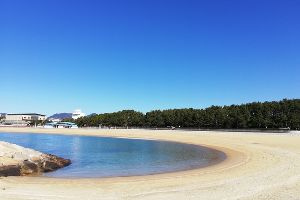 【海水浴】田辺扇ヶ浜海水浴場