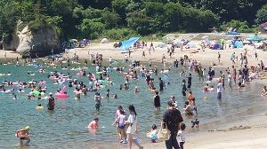 【海水浴】月浜海水浴場 【海水浴】月浜海水浴場