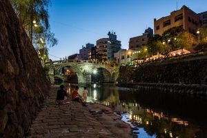 中島川夏風情～長崎夜市