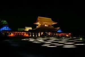 2026国宝 高岡山瑞龍寺　秋のライトアップ
