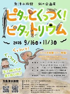 令和8年度秋の企画展「ピタッとくっつく！ピタットリウム」