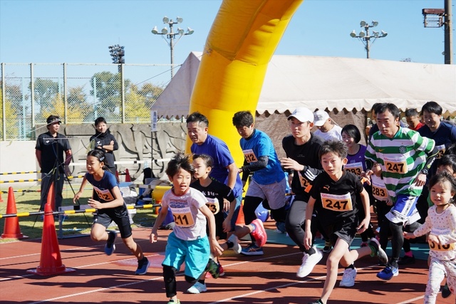 仲間で力を合わせてリレーマラソンに挑戦！