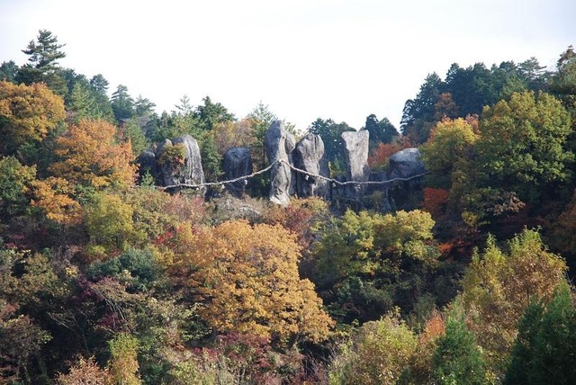 【紅葉・見ごろ】谷河内の景（東奥山七福神）