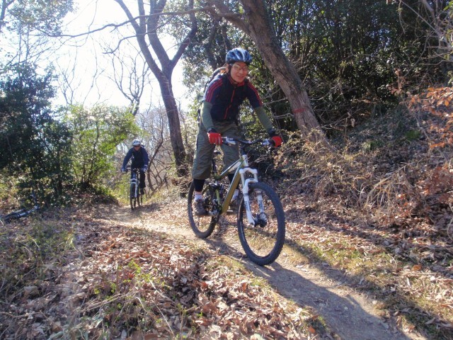 榛名山麓　MTBやまみち体験　林道ライド　マウンテンバイク　冬ツアー