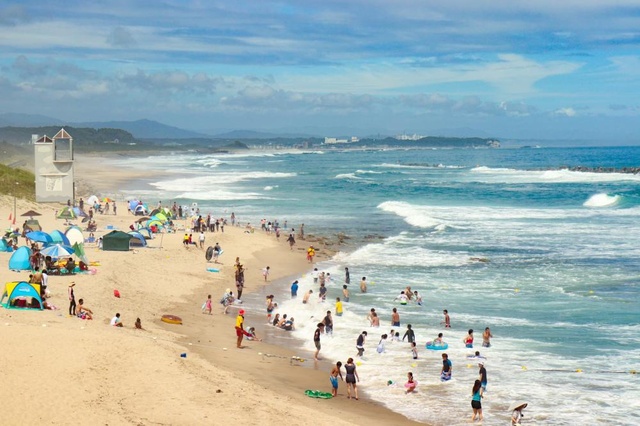 【海水浴】伊師浜海水浴場