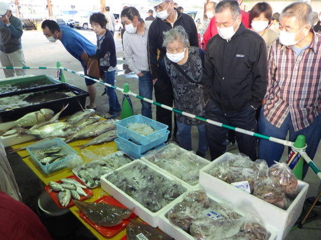 漁師さんの朝市(12月)