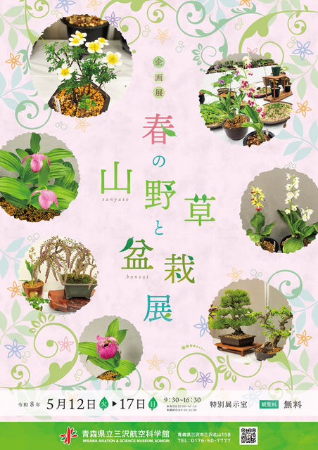 企画展「春の山野草と盆栽展」