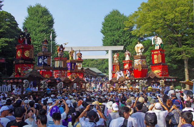 鵠沼皇大神宮　人形山車