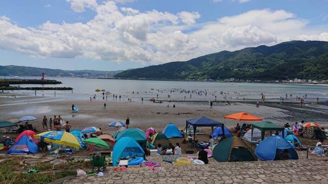 【海水浴】宇佐美海水浴場