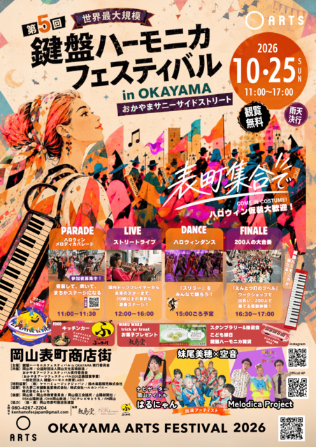 第5回 鍵盤ハーモニカフェスティバル in OKAYAMA ～おかやまサニーサイドストリート～